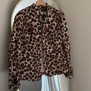 Charter Club Leopard Print Blazer